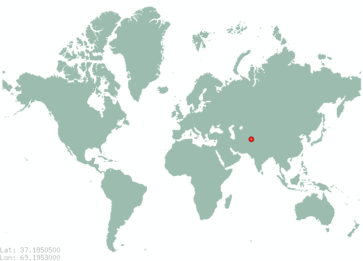 Shakardasht in world map